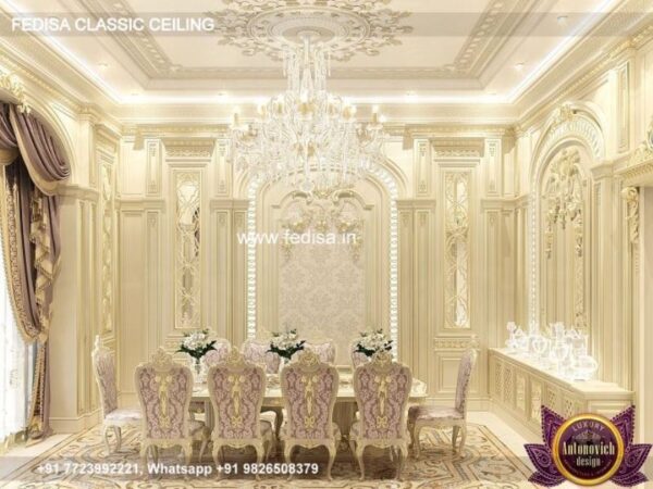 Luxury Ceiling Design 2024 Classic Tv Wall Ceiling Design