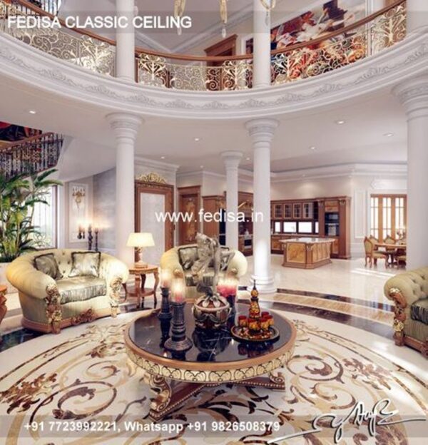 Classic Pop Color Design Classical Luxury Ceiling