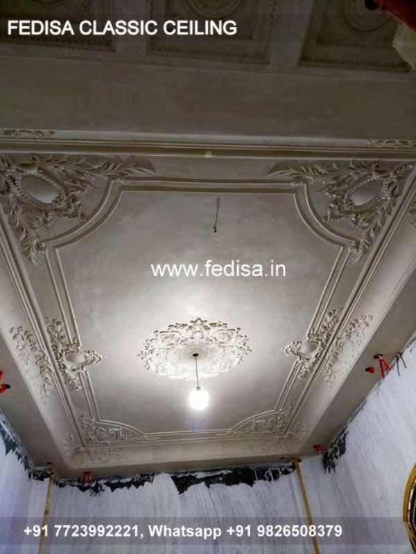 Luxury Pop Ceiling Design For Bedroom Classic Simple Gypsum Ceiling