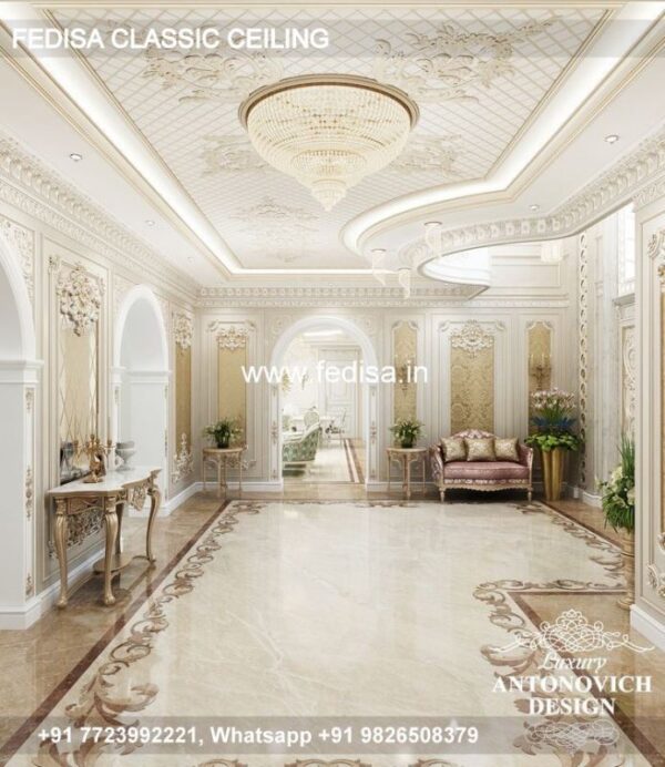 Luxury False Ceiling Design For Drawing Room Classic Plastic False Ceiling Design