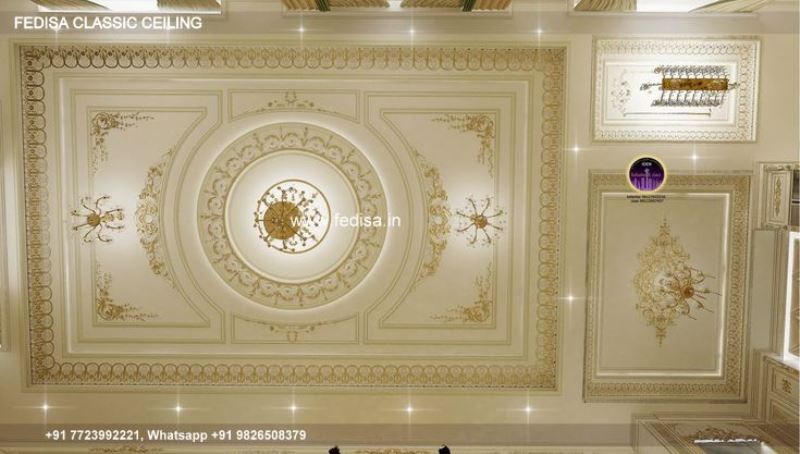Classic Cement Ceiling Design Classical Room Pop Design Simple