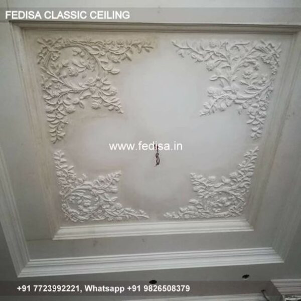 Luxury Thermocol Ceiling Classic Pop Plus Minus Design For Mandir