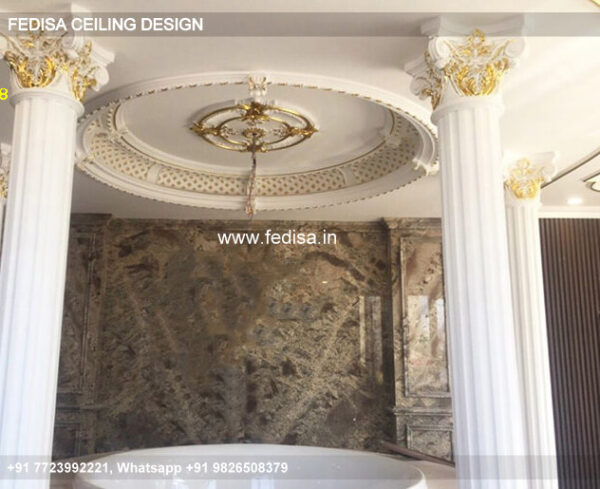 Classic Wall Ceiling Design For Hall Classical Grid False Ceiling Design