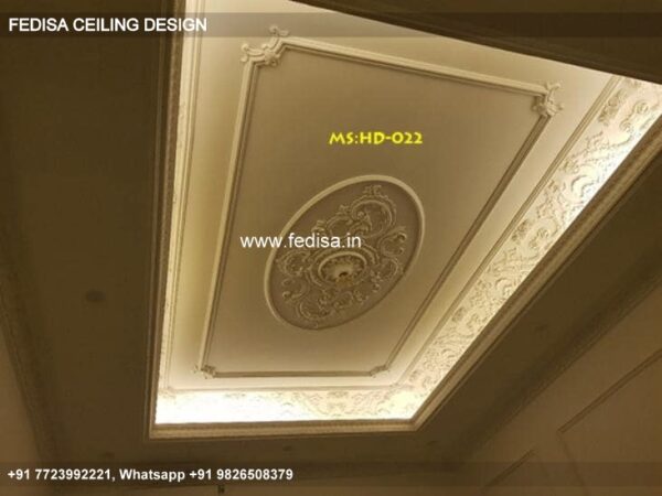 Classic Ceiling Pop Design Small Hall Classical Jali Ceiling