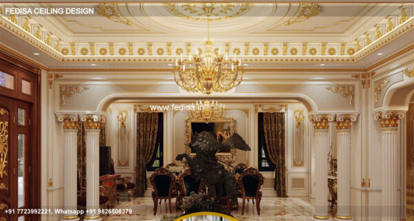 Classical Bedroom False Ceiling Luxury Pop Lobby Design Plus Minus