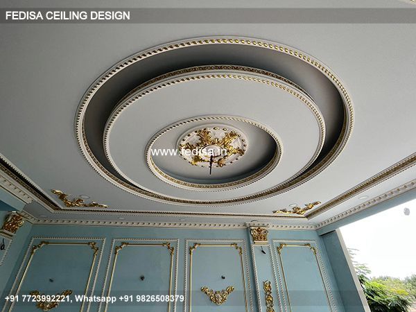 Classic Down Ceiling Design For Lobby Classical Plus Minus Pop Latest Design