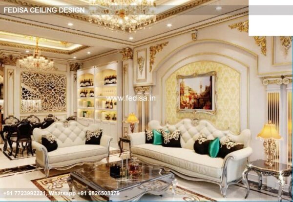 Classical Ceiling Design 2028 Luxury Acrylic False Ceiling Design
