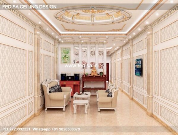 Luxury Modern Ceiling Design For Living Room 2028 Classic L Type Pop Design