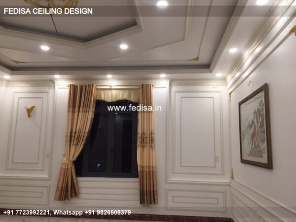 Classic New Pop Design Classical Ceiling Design For Cafe