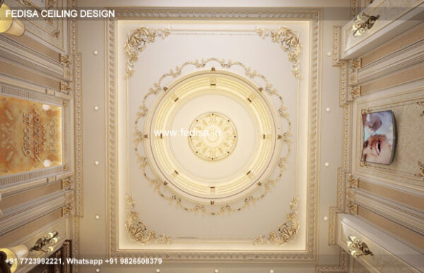 Luxury Pvc Ceiling Design 2029 Classic False Ceiling Circle Design