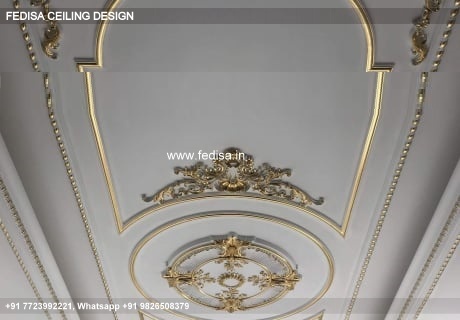 Luxury Lobby Pop Design Classic Tambol Ceiling Design