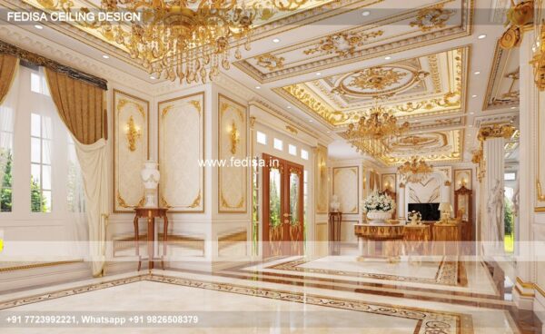 Luxury House Pop Design Classic Mdf Board False Ceiling Design