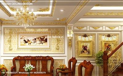 Luxury New Ceiling Design Classic Pop Ceiling Design For Hall Price