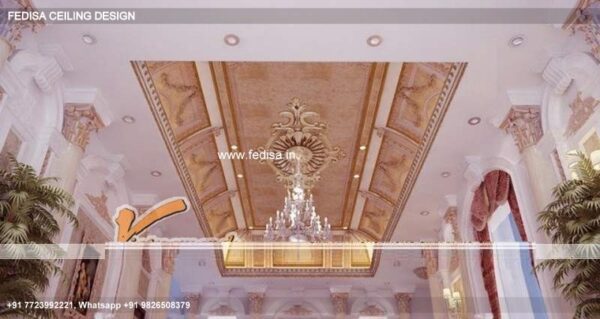 Luxury Home Pop Design Classic Simple False Ceiling For Bedroom