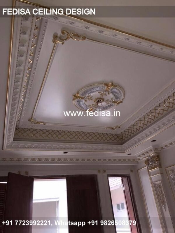 Classical Latest False Ceiling Design Luxury Kitchen Simple Pop Design