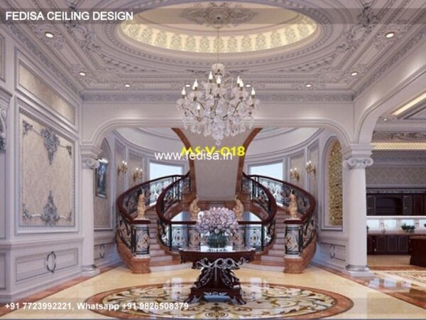 Luxury Simple Pop Design For Hall 2028 Classic Pop Design For Hall Two Fan
