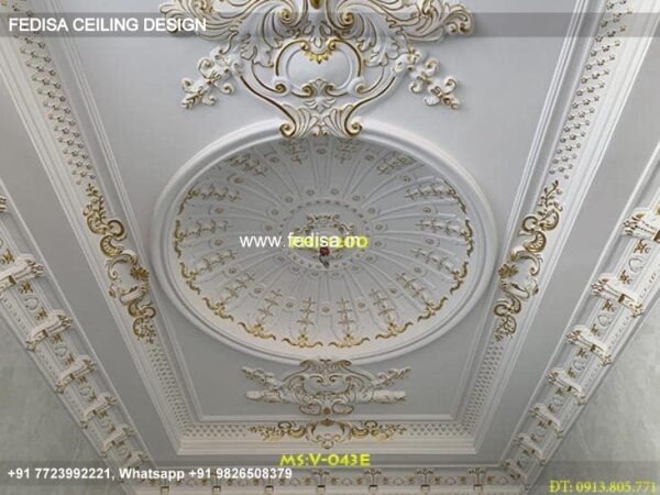 Luxury Pop Light Design Classic Honeycomb False Ceiling