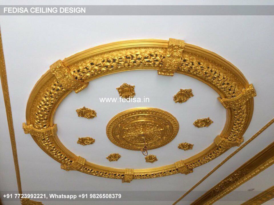 Classic Fall Ceiling Design For Hall With Two Fans Classical New Hall Ceiling Design