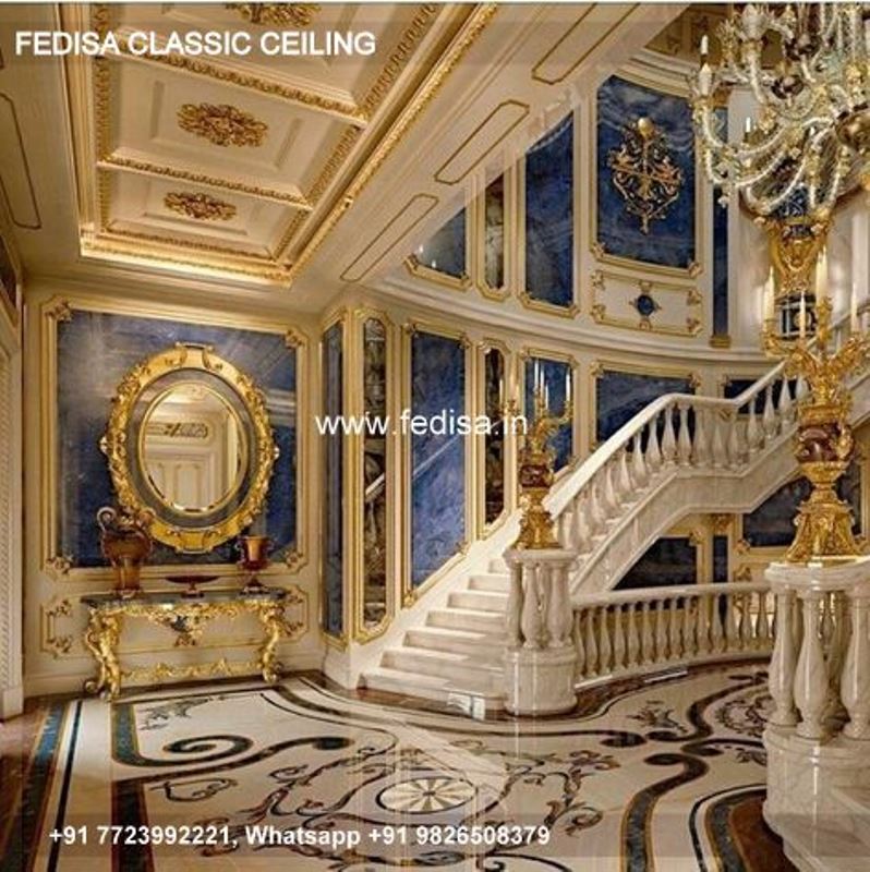 Luxury Plaster Ceiling Design Classic Minus Plus Ke Design Pop