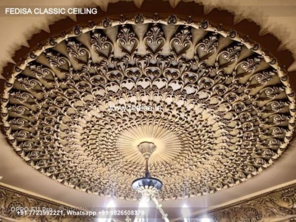 Classical Bedroom False Ceiling Luxury Foam Ceiling Design