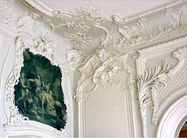 Classical Pop Light Design Luxury Geometric False Ceiling Design