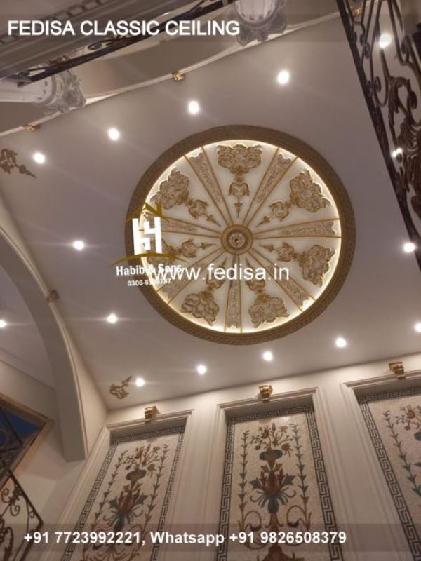 Luxury Pop Design For Room Classic Double Height False Ceiling Design