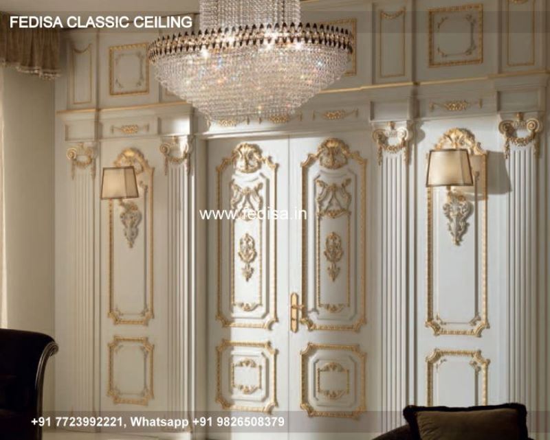 Classic False Ceiling Design For Living Room Classical Pop Ceiling Model
