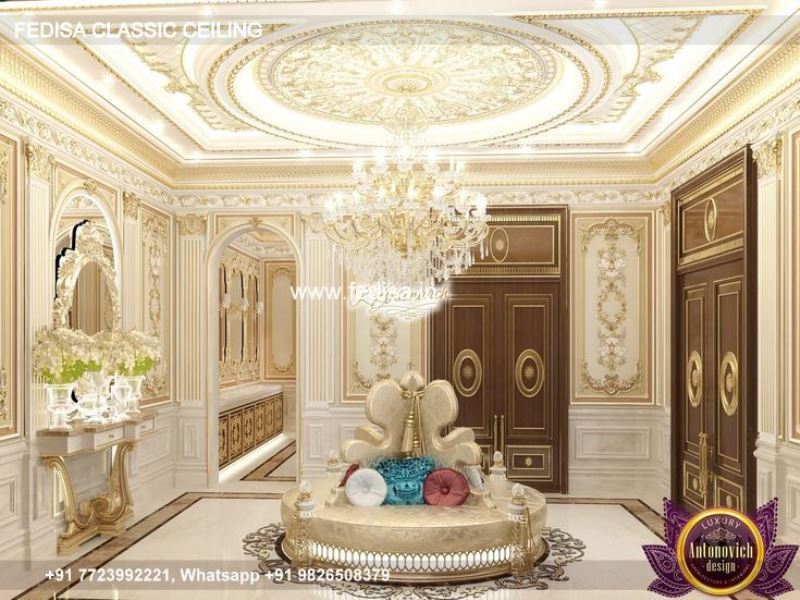 Classic False Ceiling Design For Drawing Room Classical False Ceiling Tv Unit