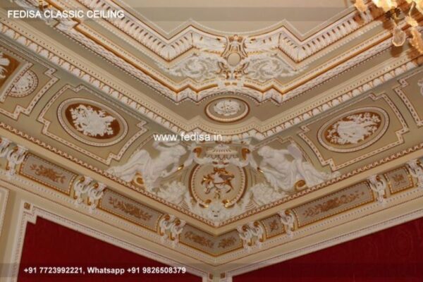 Luxury Gypsum False Ceiling Design Classic Office Forsling Design