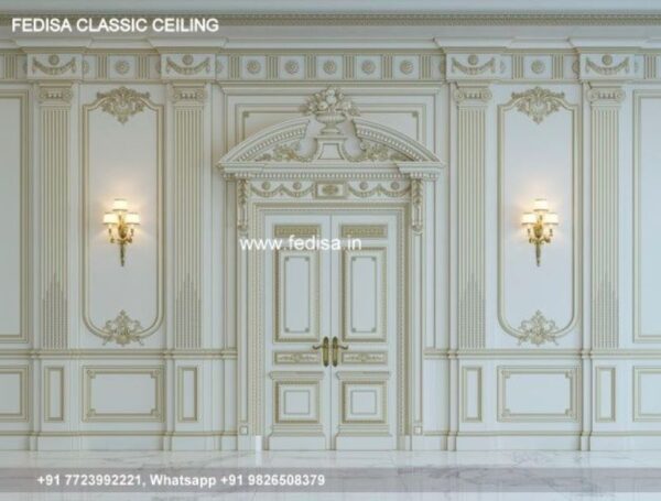 Luxury Ceiling Pop Design Small Hall Classic Thermocol Ceiling