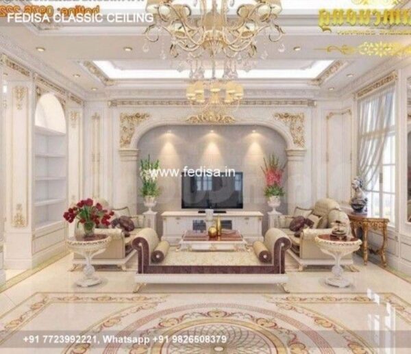 Classical Simple Pop Design For Bedroom Luxury Mdf False Ceiling