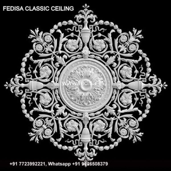 Luxury Fall Ceiling Classic Drop Ceiling Gypsum