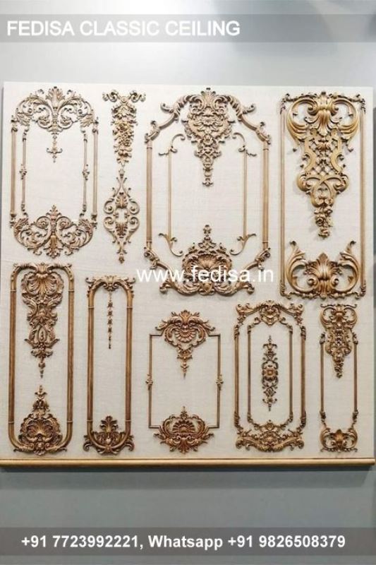 Classical Simple Pop Design 2031 Luxury Mdf False Ceiling Price