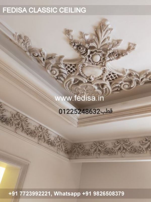 Classical Pop Ke Design Luxury Gypsum False Ceiling Near Me