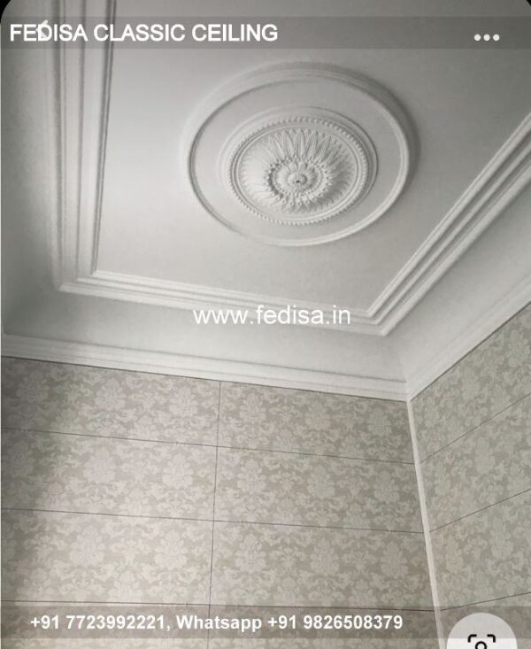 Classical Main Hall Fall Ceiling Design Luxury False Ceiling Types And Cost