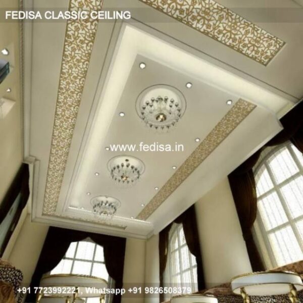 Classic Plus Minus Design Classical Star False Ceiling