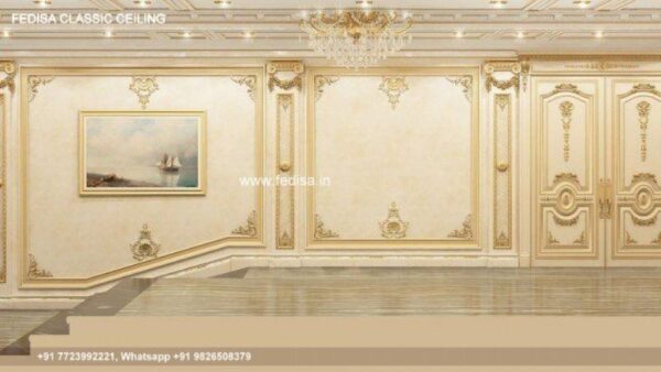 Classic Ceiling Pop Classical Wooden Finish False Ceiling