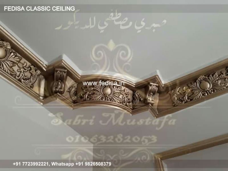 Classical Minus Plus Design Luxury False Ceiling Painting Cost
