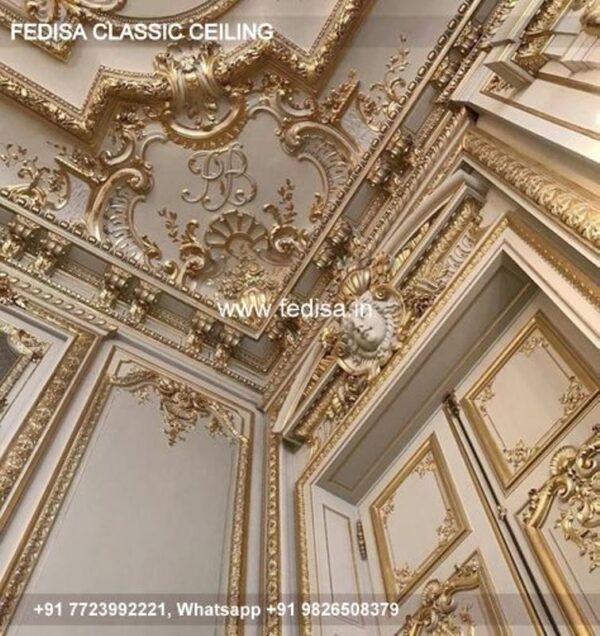 Luxury Forsling Design Room Classic Gipson False Ceiling