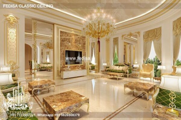 Luxury False Ceiling Design For Lobby Classic Glass False Ceiling Price