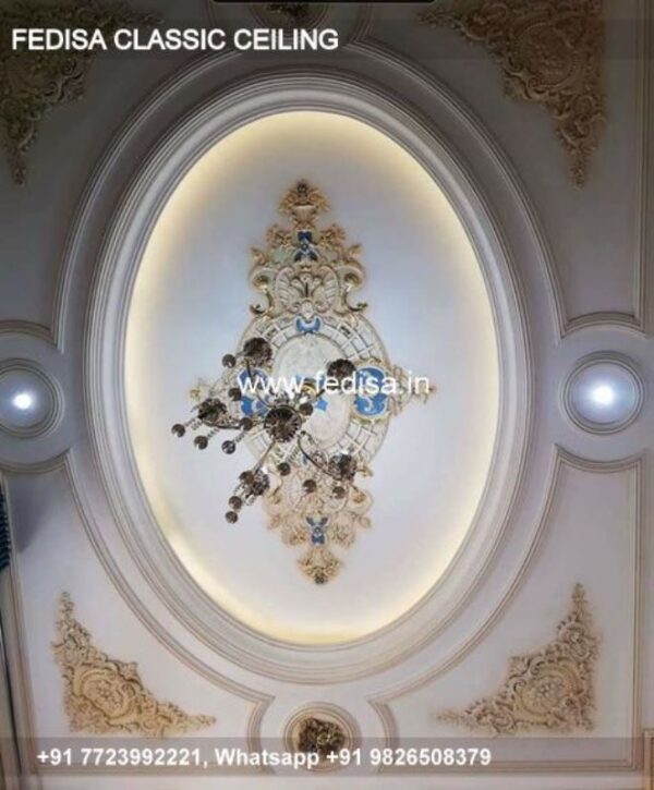 Luxury Plaster Of Paris Design Classic False Ceiling Cornice Price
