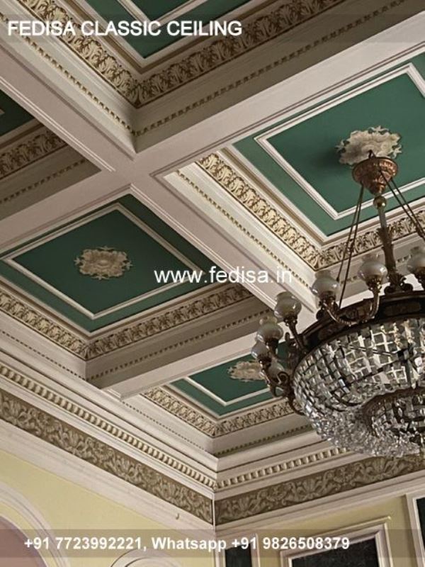 Luxury Down Ceiling Design For Lobby Classic No False Ceiling
