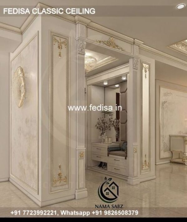 Classical Plus Minus Pop Design For Lobby Without Ceiling Luxury Beautiful False Ceiling