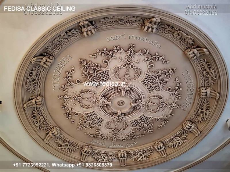 Luxury Four Ceiling Design Classic Vinyl False Ceiling