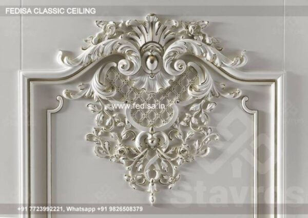 Classic Bedroom False Ceiling Design 2033 Classical Plain Pop Ceiling