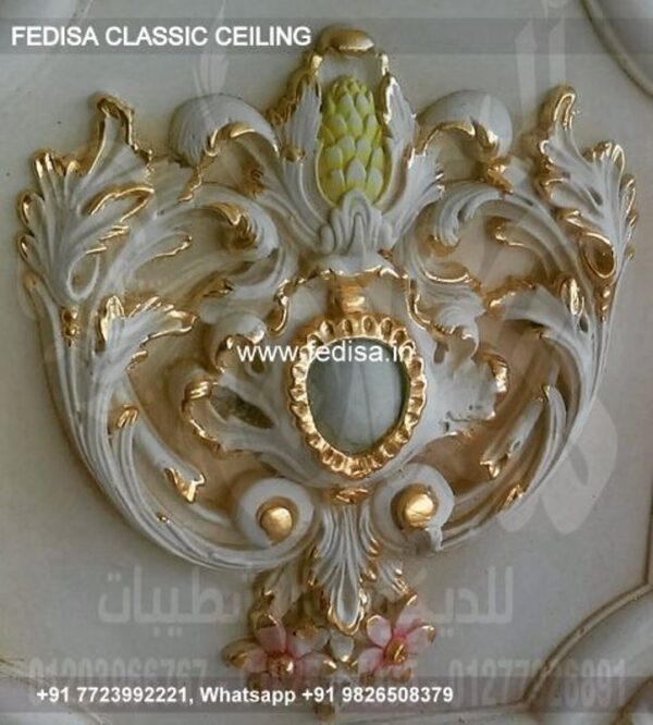 Classic Simple Pop Design For Hall 2032 Classical False Ceiling With Bed