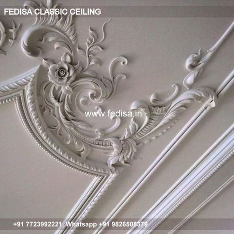 Classic Pop Border Design Classical Office Pop Ceiling