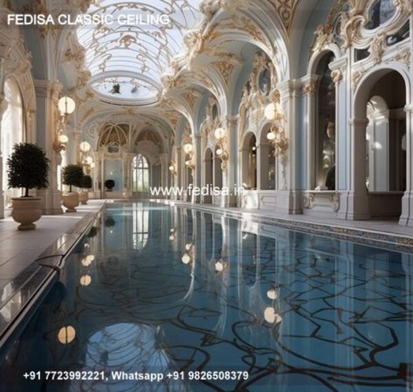 Classical Latest Pop Design For Hall Luxury False Ceiling For Terrace