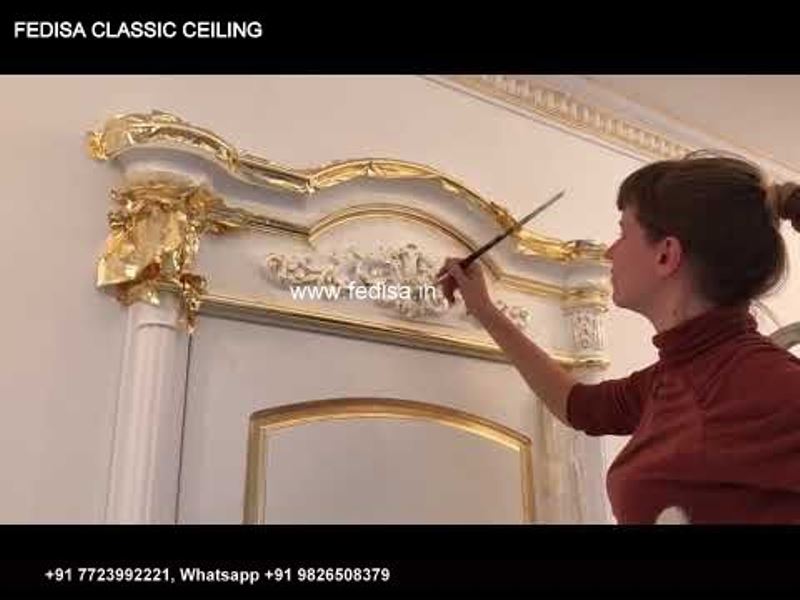 Classic Pop Plus Minus Design For Room Classical Gypsum False Ceiling Bedroom