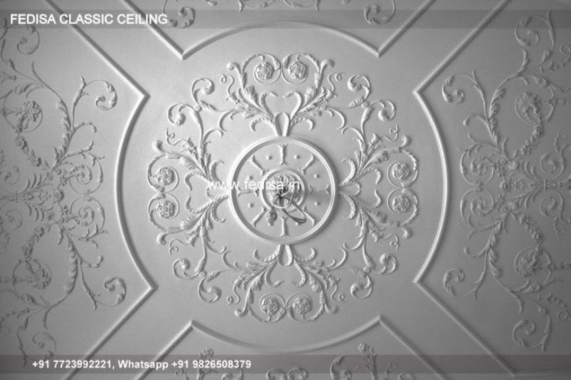 Classical Down Ceiling Design Luxury Jali For False Ceiling